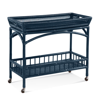 Chariot-bar en rotin Britz