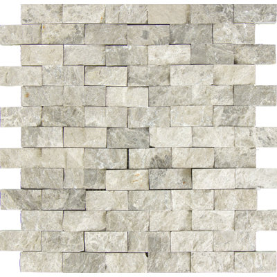 Carreau de mosaïque en marbre et brique
