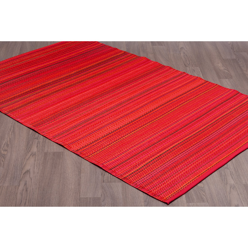 Tapis intérieur / extérieur en plastique réversible à séchage rapide Fiesta Premium, Rectangle de 6 pi x 9 pi