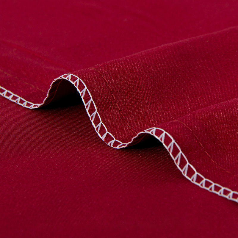 Taie d'oreiller soyeuse en microfibre, Rouge