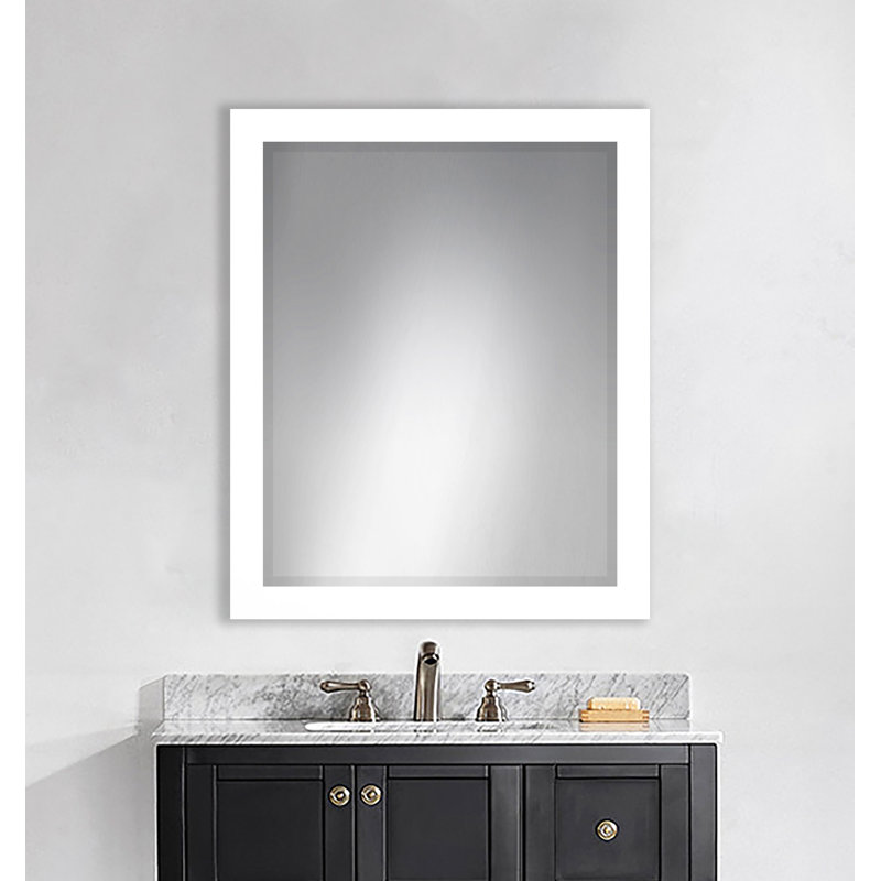 Miroir pleine grandeur Tacony, H 37 po x l 33 po, Blanc