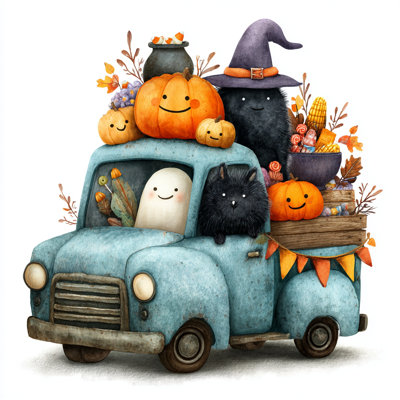 "Pumpkin Patch", livraison d'Halloween sur toile tendue