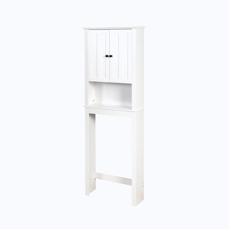 Armoire de rangement au-dessus de la toilette