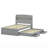 Vetri  Platform Bed with Storage LED Headboard, Charging Station, Twin Size Trundle and 2 Drawers-894999377-894999379