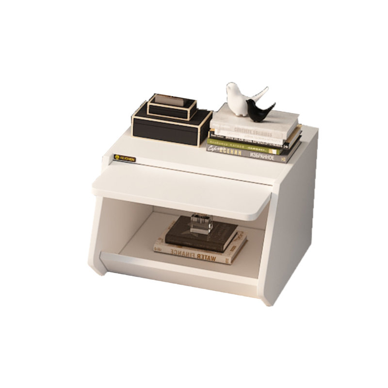 Étagère de rangement pour bibliothèque à 4 tablettes avec 4 tablettes, Blanc