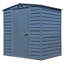 Remise de rangement en acier Select, 6 x 5, bleu gris-67124427