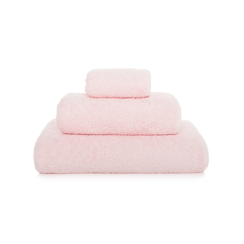 Long Double Loop Hand Towel, Pearl, 12" W x 20" L