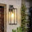 Schock Black Steel Wall Light with High-transparency Glass(Set of 4)-566902659