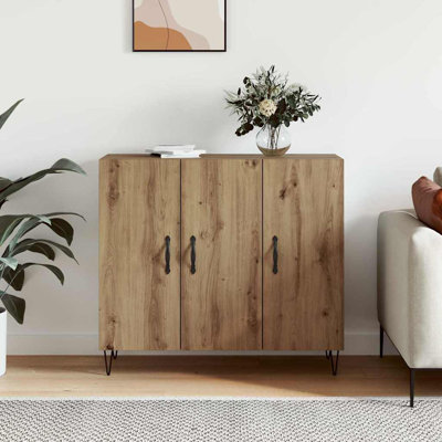 Sideboard Engineered Wood Modern Rectangular Storage Dining Room Unit