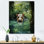 «Hippo Secret Hideaway 1 - Hippopotamus», art mural