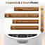 Composteur de cuisine intelligent Smart 2,5L (Max 3,3L) avec auto-nettoyage automatique, fonctionnement inodore et ultra-silencieux, affichage à DEL - Transformez les déchets alimentaires en engrais pour le recyclage des aliments à la maison