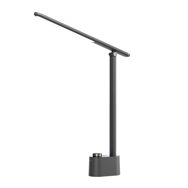  Lampe de bureau à DEL pliable Honeywell H01 Pro avec chargement USB A et de type C, 3 modes de couleur, intensité variable, lumière qui attire l'attention