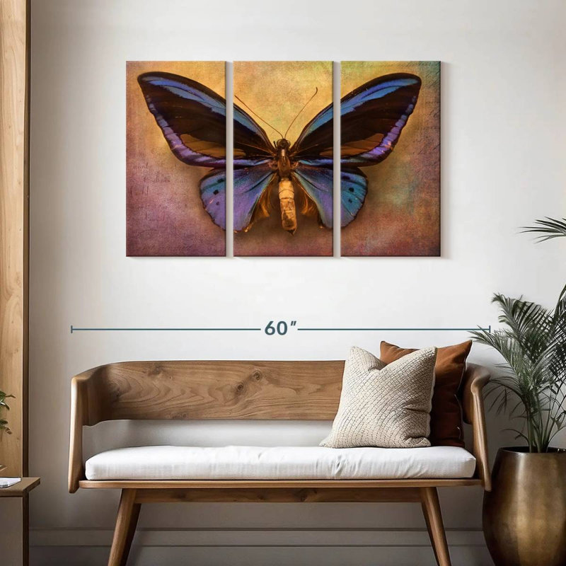 Original Butterfly, 28" H x 45" W