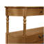 Console rétro en bois courbé avec 3 tiroirs, table d'entrée de 43 po avec tablette de rangement, canapé derrière le canapé avec pieds en bois massif pour le couloir du salon, brun