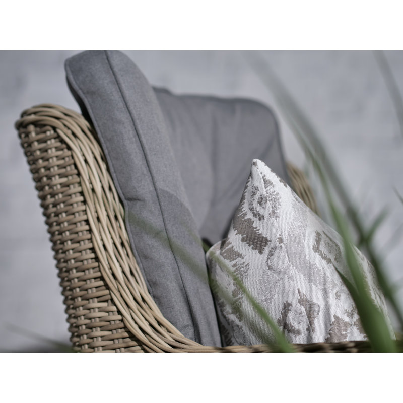 WENTWORTH 3pc Comfort Companion Set - 60x60x45cm Table incl. Weather Sheild Cushions
