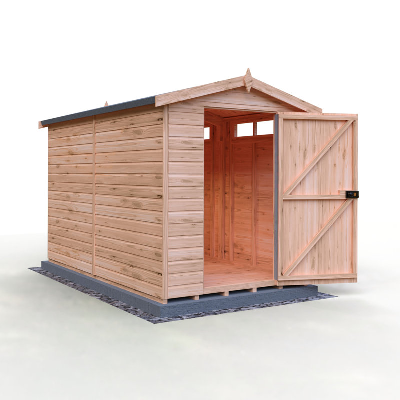 Shire 6 Ft. W x 10 Ft. D Security Shed, Yes