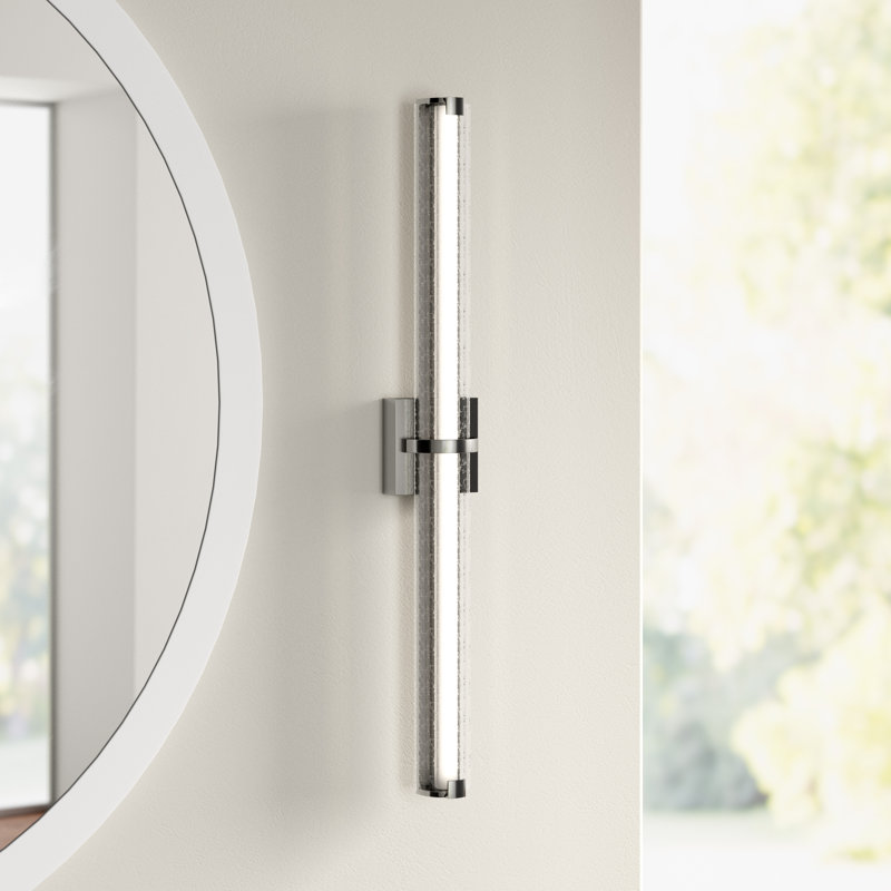 Alchamel Dimmable LED Vanity Light, Chrome