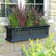 The Anastasiya Resin Window Box Planter with Water Reservoir