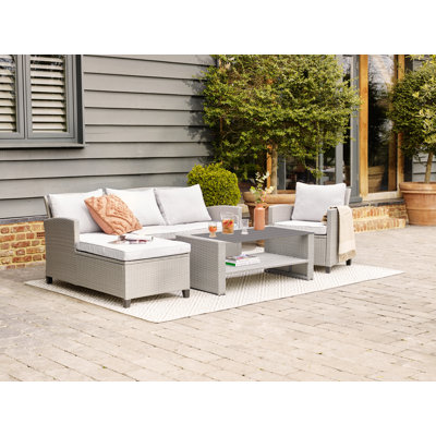 Fidel 4 Seater Rattan Sofa Set