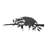 Tree Spike Silhouette - Raccoon