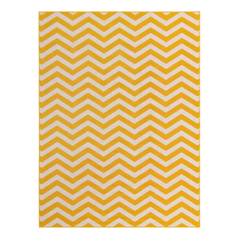 Chevron Indoor / Outdoor Rug, Rectangle 9' x 12'