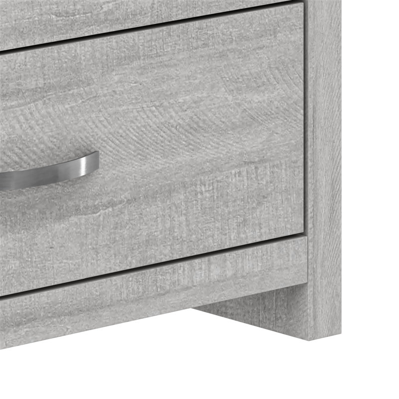 Aimaan 5 Drawer 29.6"W Dresser, Dusty Gray Oak