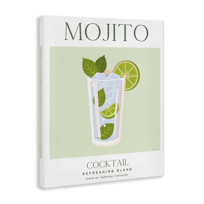«Tropical Paradise Mojito Cocktail», art par Omar Escalante