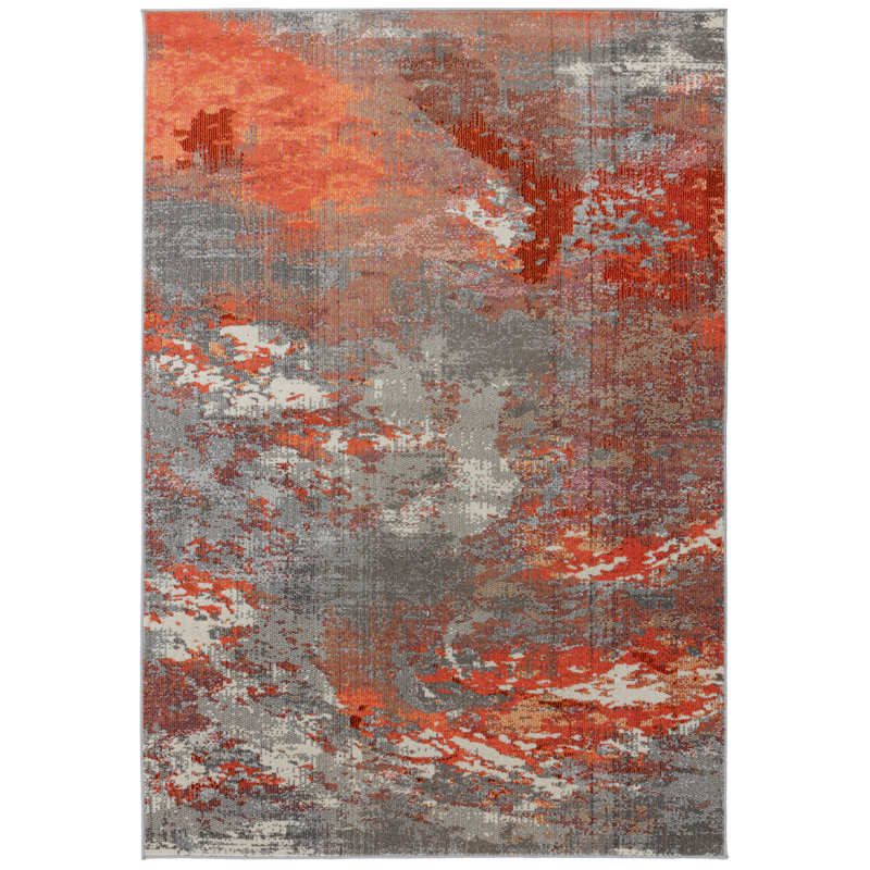 Antebi Abstract Area Rug, Rectangle 160 x 230 cm