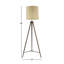 Lampe trépied 66" Stevenson