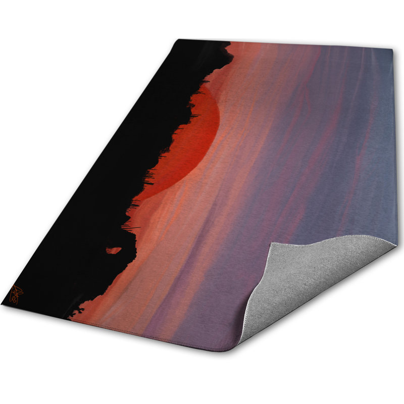 Tapis désert Sunset, Rectangulaire 2 pi x 3 pi