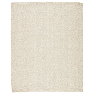 Tapis blanc uni Jaipur Living Naturals Tobago (5 pi x 8 pi)