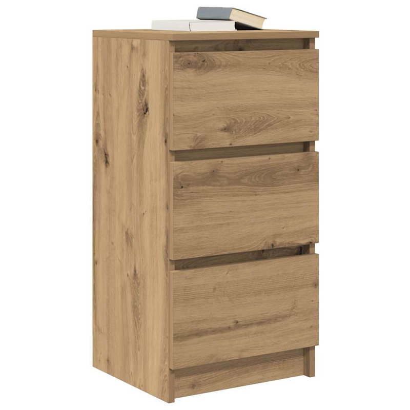 Sideboard 37.5X35x76 Cm Engineered Wood, Artisan Oak
