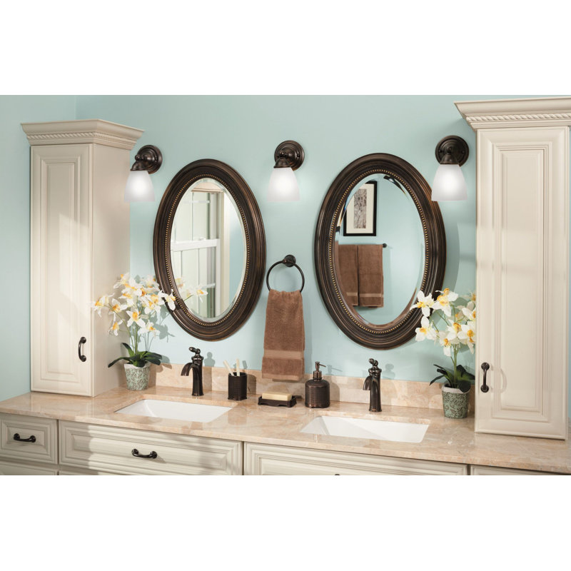 Robinet de salle de bain monotrou avec ensemble de bonde Brantford, Bronze huilé