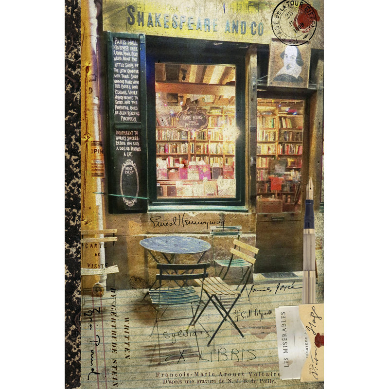 Paris Bistro II - Wrapped Canvas Print, 76cm H x 51cm W x 3.8cm D