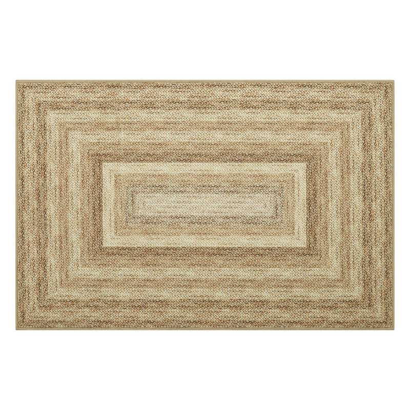 Machine Washable Rugs Braided Print Hallway Area Rugs Non-Slip Modern Geometric Soft Non-Shedding Kitchen for Bedroom
