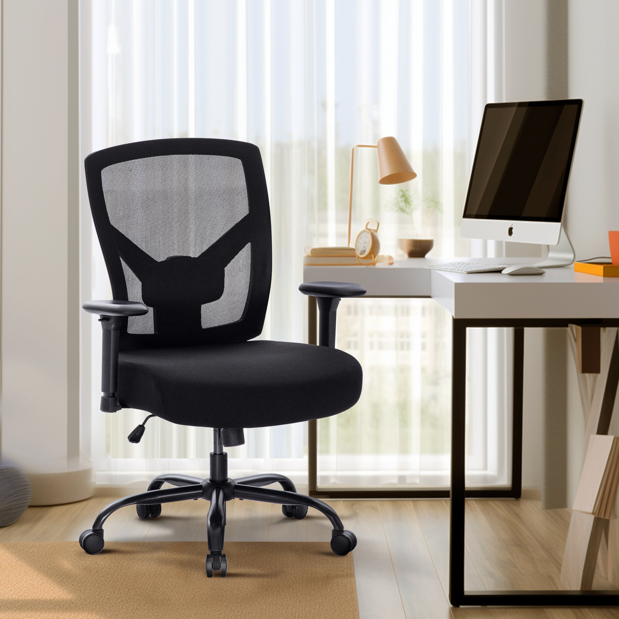 Latitude Run® Cartavious 500lbs Big and Tall Mesh Office Chair with