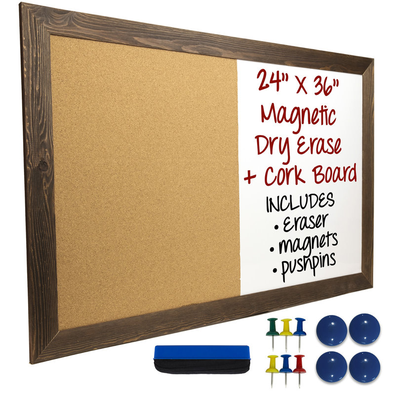 Magnetic Cork Dry Erase Board