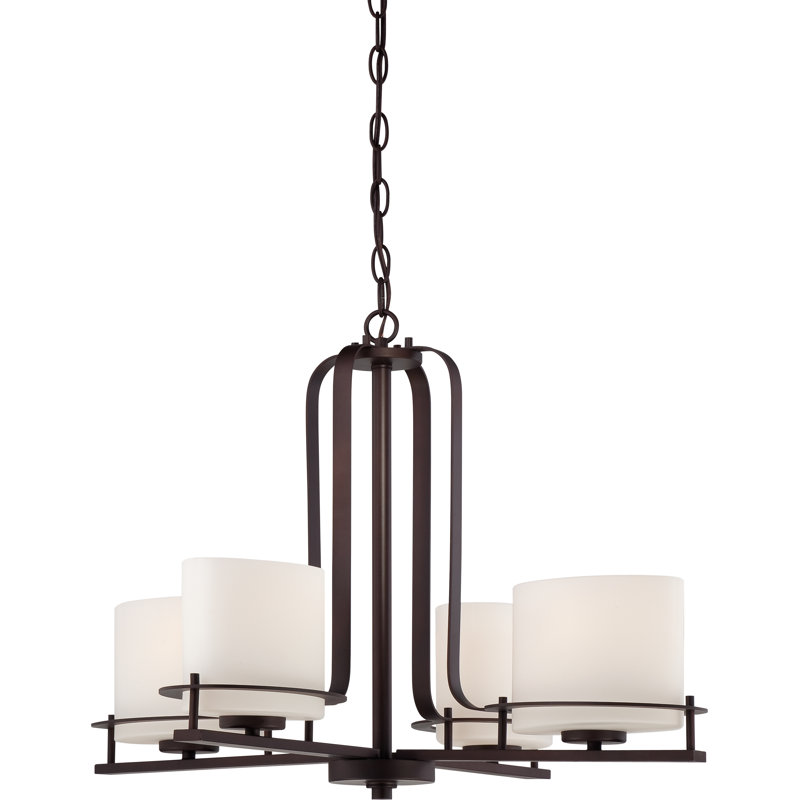 Daryl 4 - Light Dimmable Chandelier, Venetian Bronze