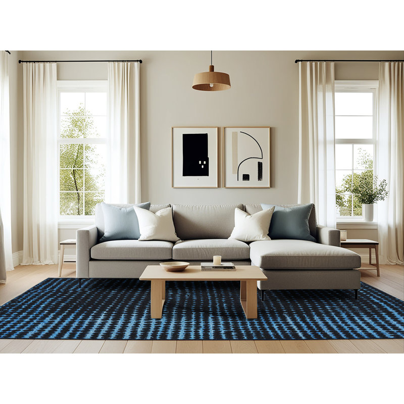 Tapis abstrait moderne 4406, Rectangle 6 pi x 9 pi