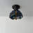 8'' 1 - Light Bronze Bowl Ceiling Fan Light Kit-1819597164