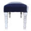 Banc d'appoint rembourré en coton fait à la main