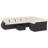 Vidaxl Garden Sofa Set Black And Cream