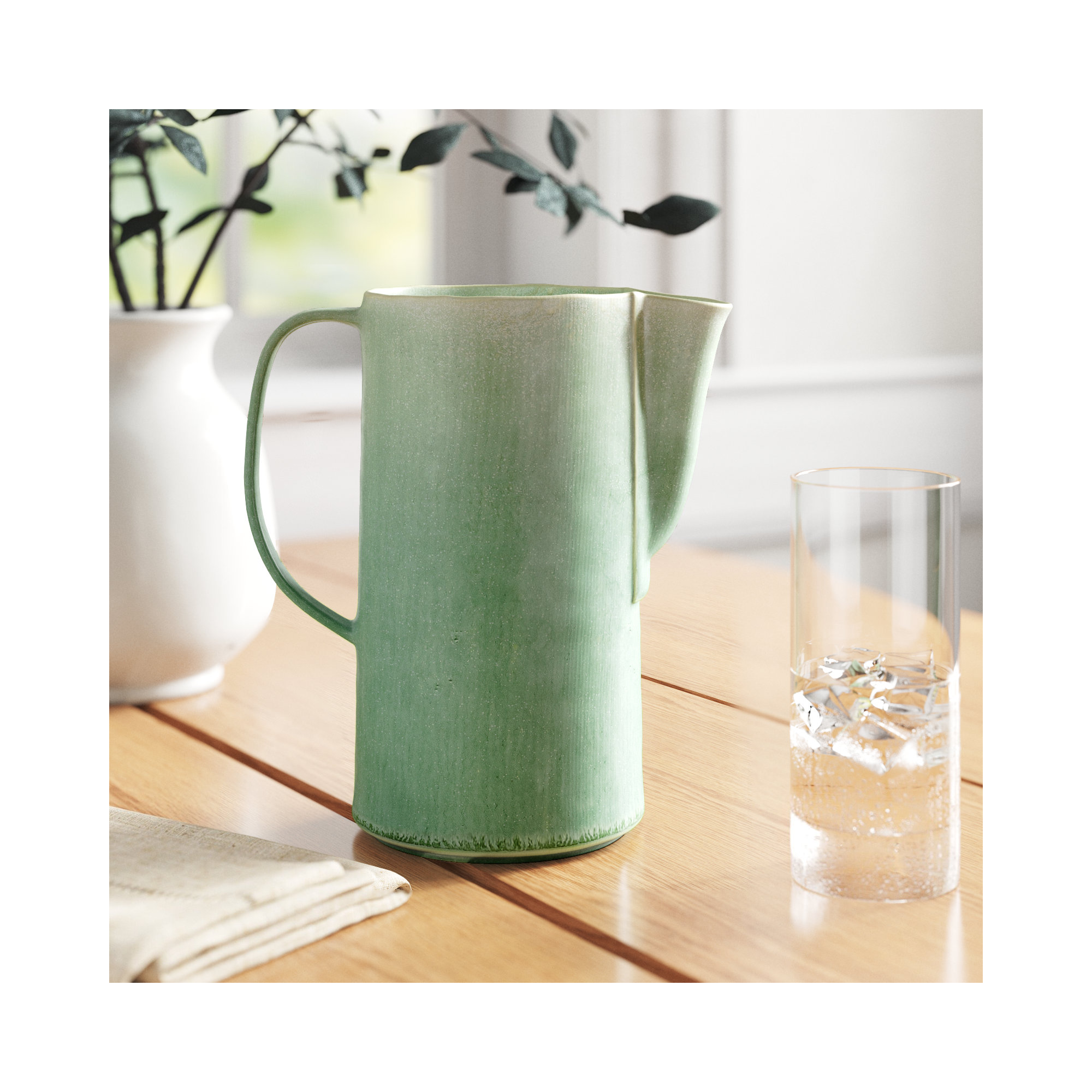 64oz. Stoneware Pitcher
