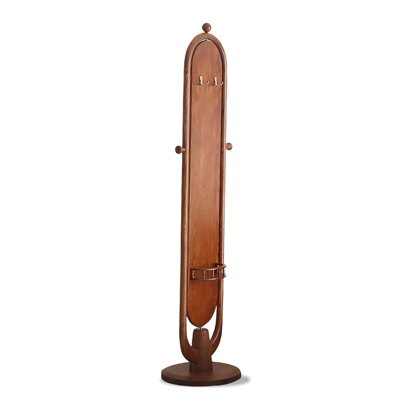 Oval Solid Wood Full Length Mirror