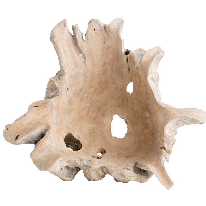 Nantucket Wood Decorative Bowl