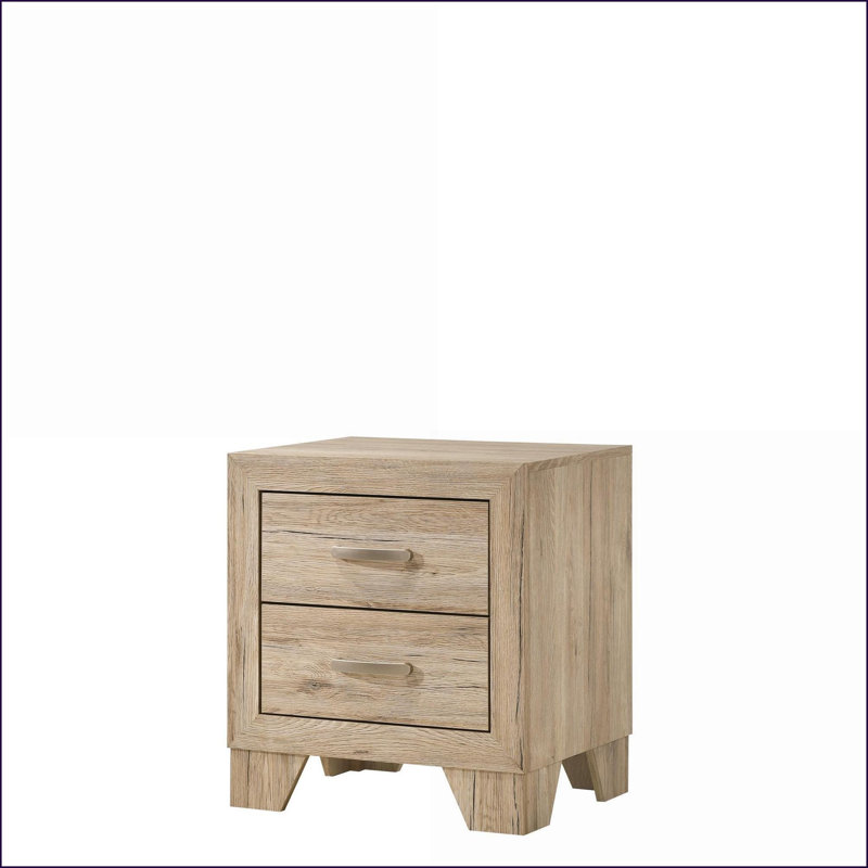 Table de chevet 2 tiroirs Miquell