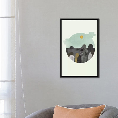 « quelque chose sur ces rocks », impression sur toile tendue