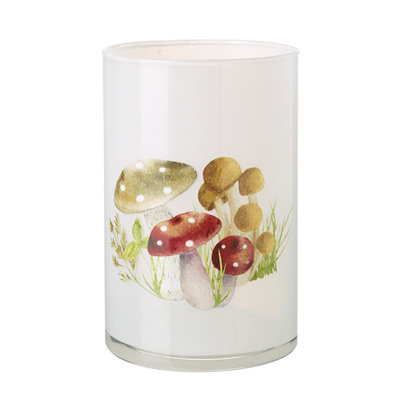 12 cm H Glass Tabletop Tealight