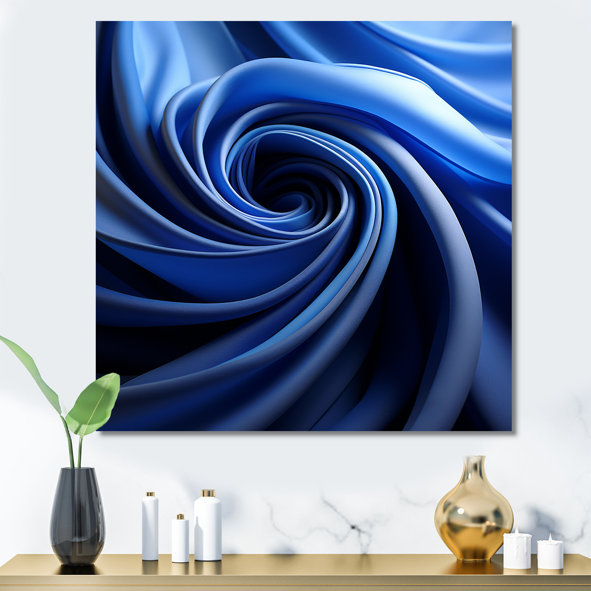 Wrought Studio™ White Intricate Inversion Hole I - Abstract Spirals ...