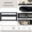 Canapé console 62,2 po avec 4 tiroirs et 2 tablettes-794299103